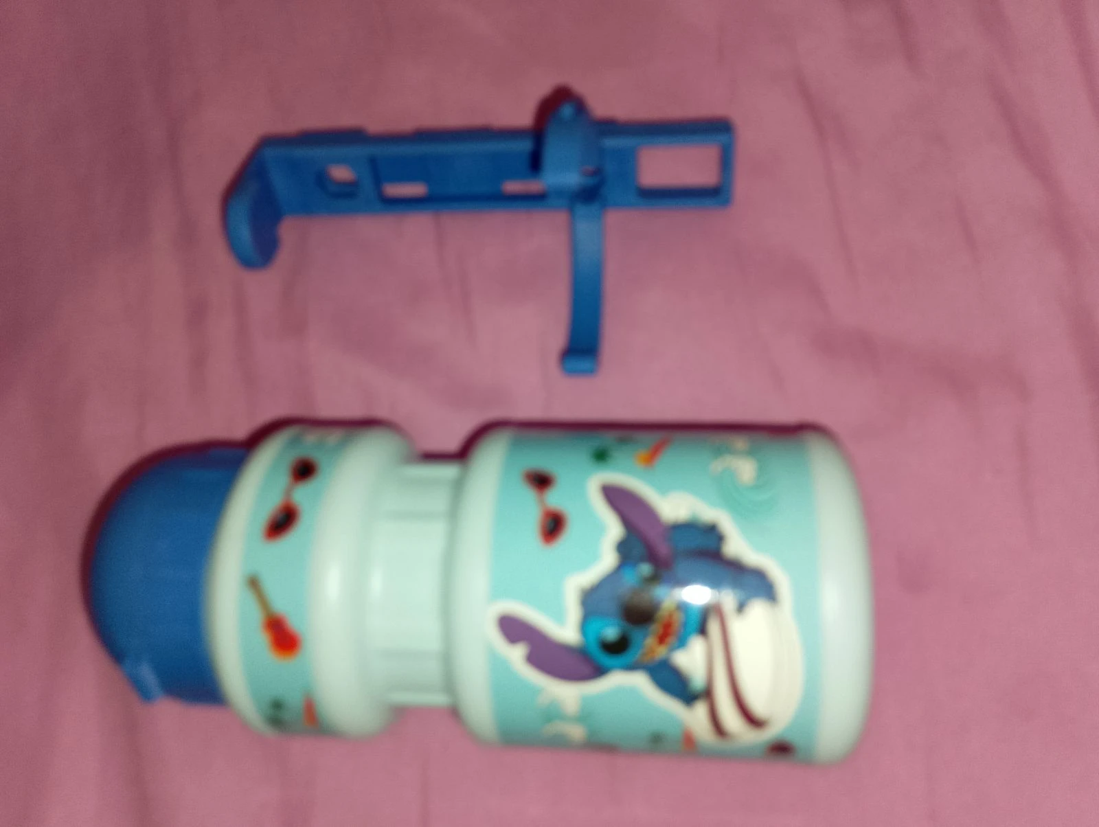 Garrafa De Água Disney Stitch Com Suporte Para Bicicleta Nova – photo 3